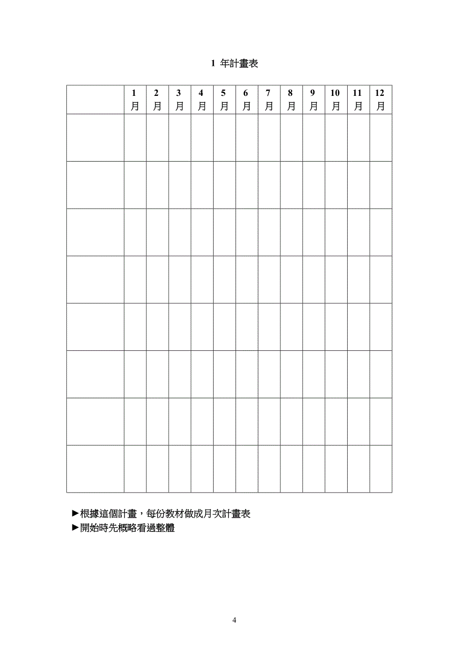 a4纸工作法原理-表格学习术